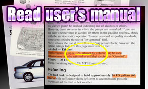 Read user’s manual.