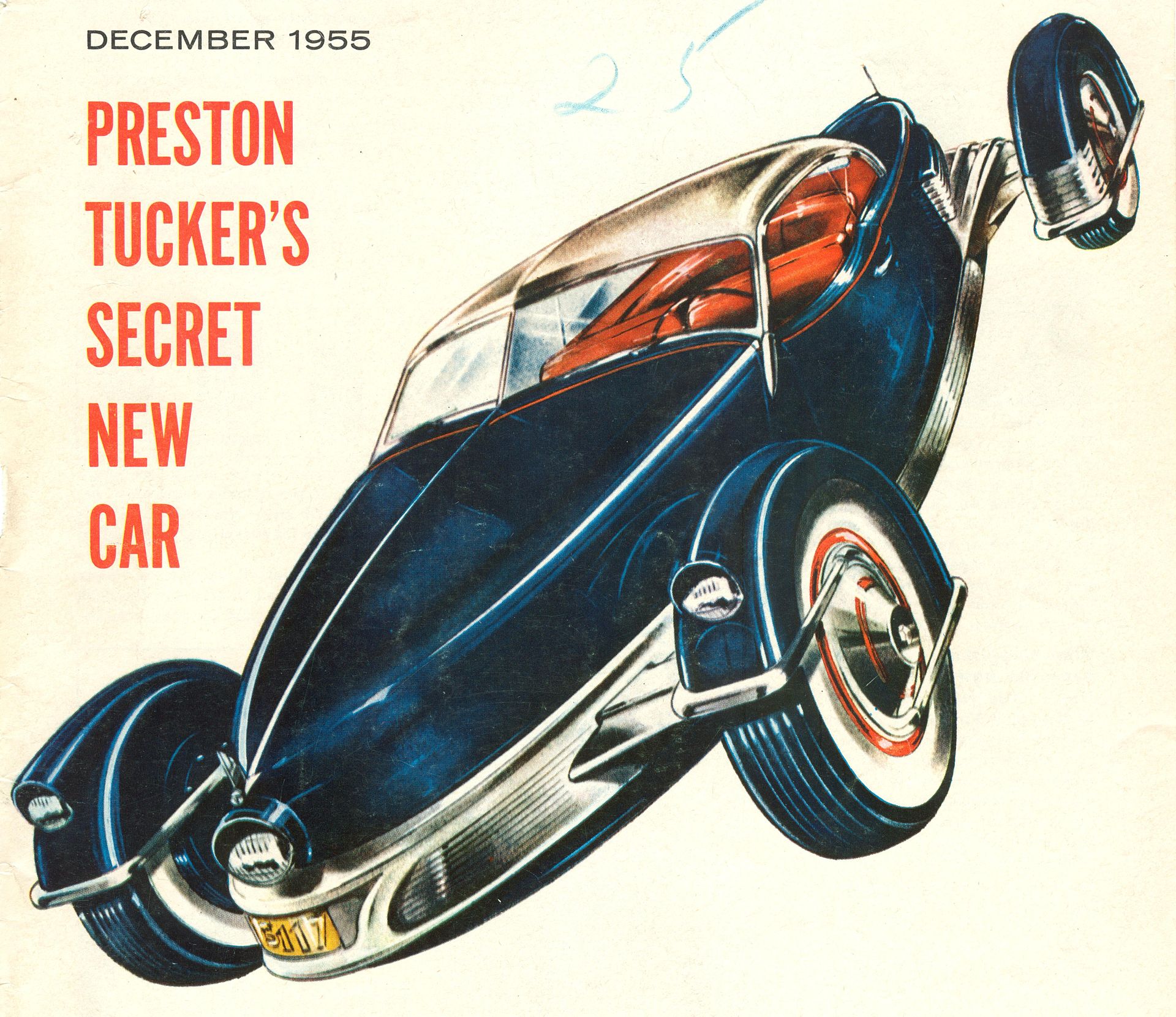 "Preston Tucker's Secret New Car," cover of 1955 magazine story about the Carioca