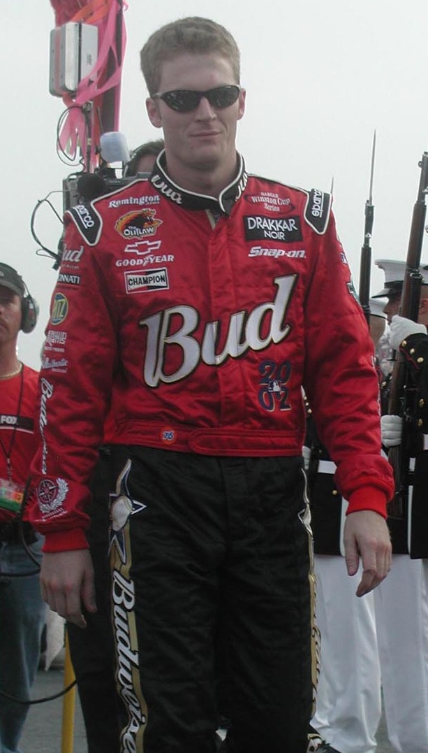 Earnhardt at the Pepsi 400 in 2002
