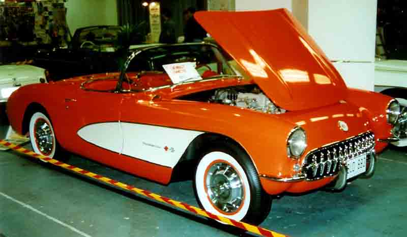  A 1957 Corvette Convertible with fuel injection