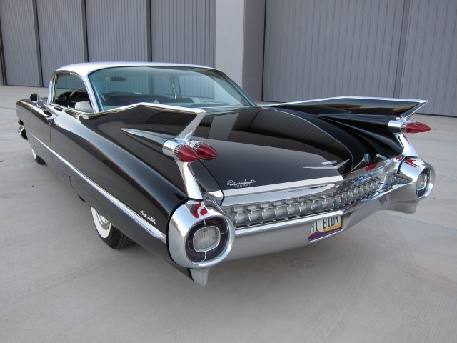  Rear view of 1959 Cadillac Coupe de Ville