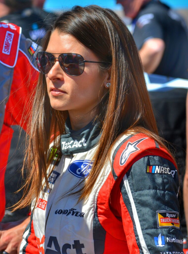 Danica Patrick in her racing outfit