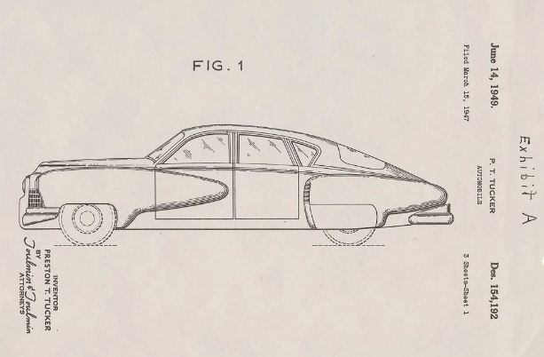 patent illustration for the Tucker ’48