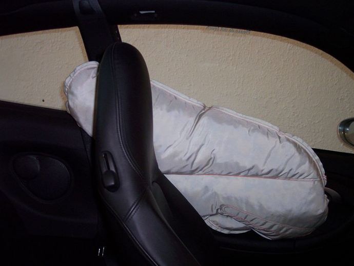 Side airbags are becoming more common these days.