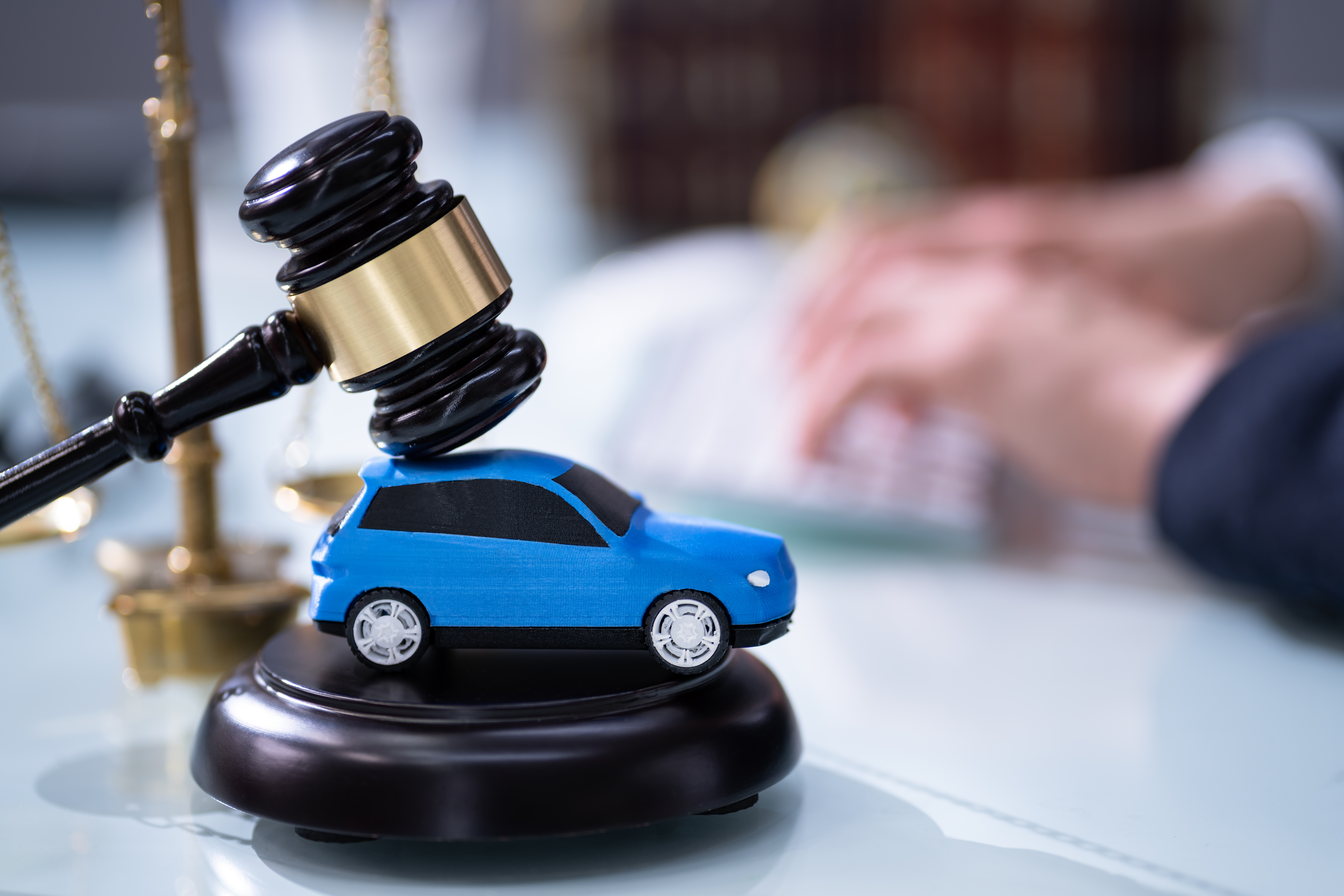 Lawyer And Car Insurance. Judge Legislation