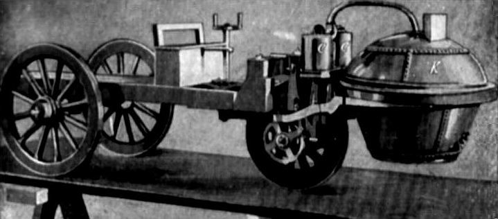 The original steam vehicle model