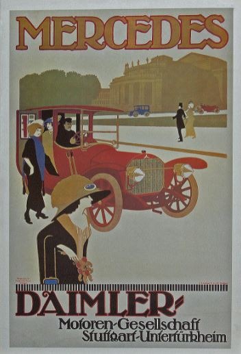 A poster of Daimler Motoren Gesselschaft
