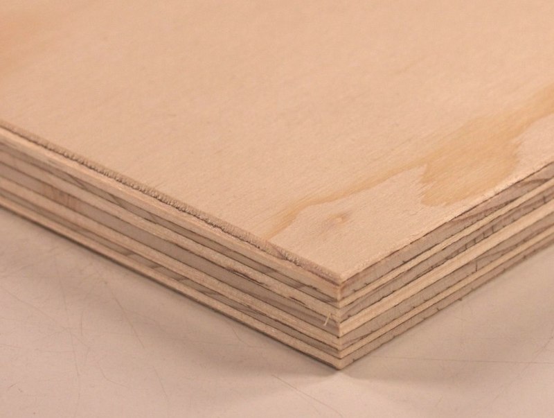 a softwood plywood board made from spruce