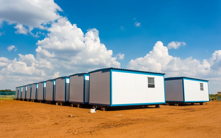 Relocatable mobile portable buildings used as offices on building sites and other amenities