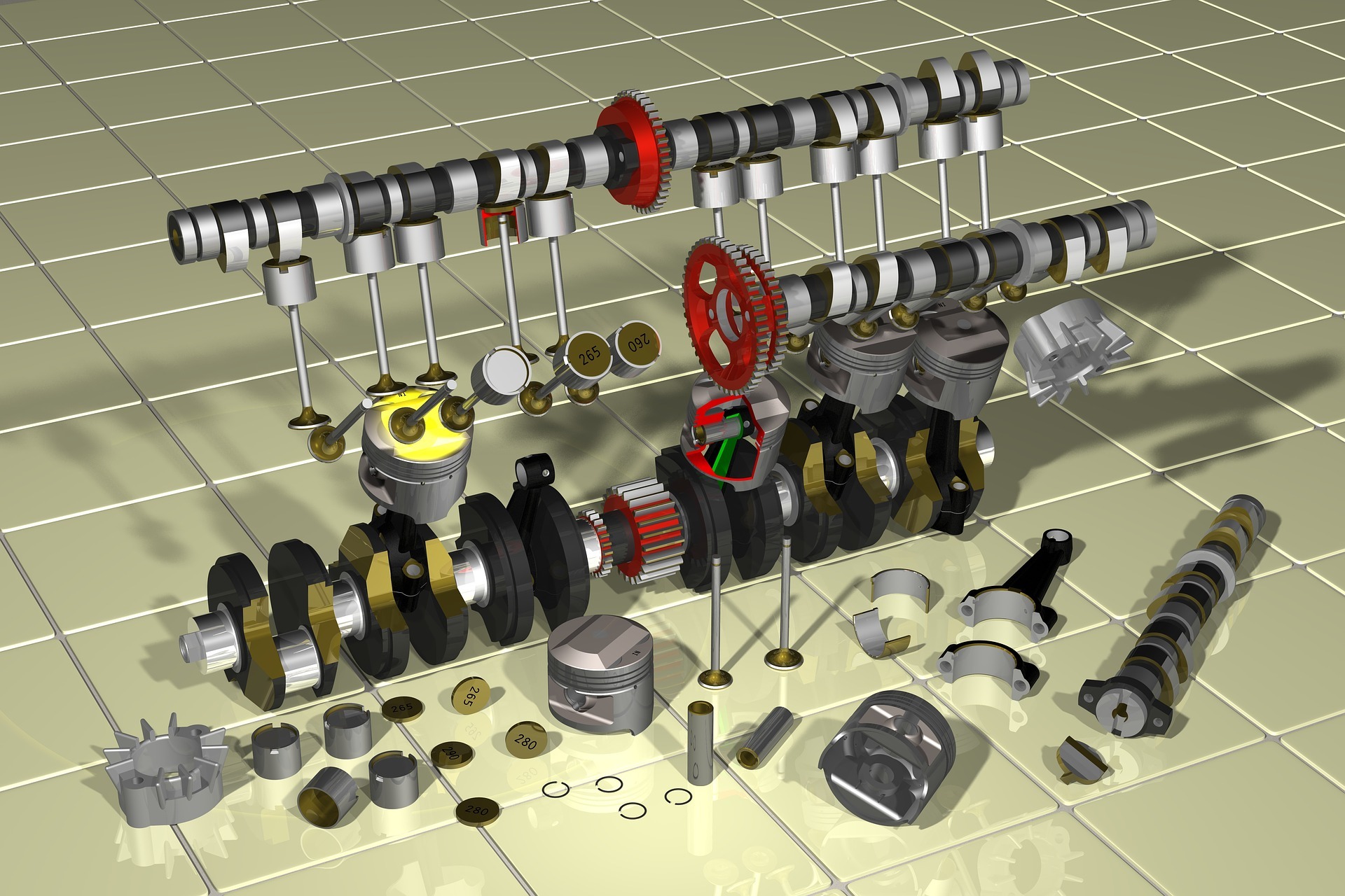 engine-piston-components