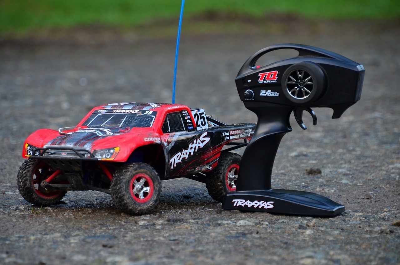 RC car with controller