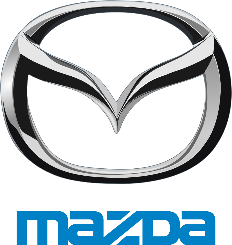 Mazda logo with emblem