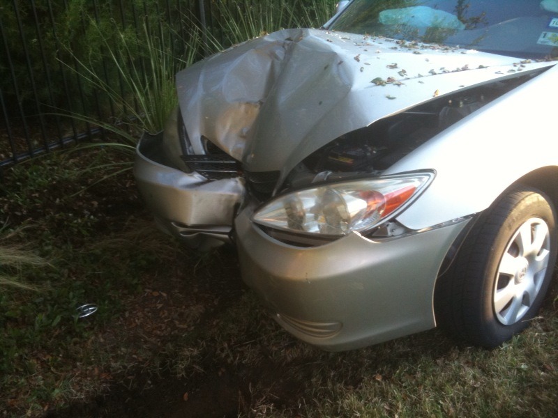 Crumple Zone on Front of Camry