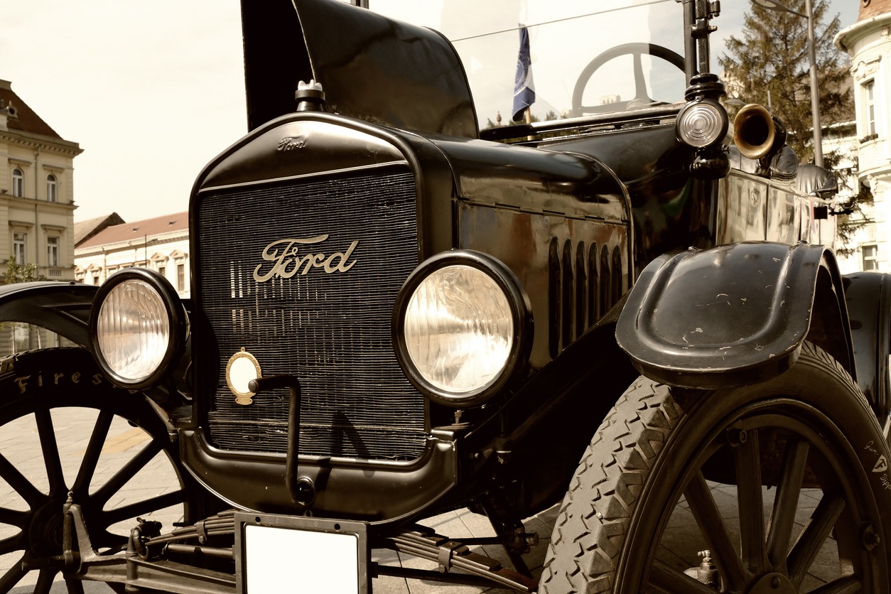 a Ford Model T from 1921
