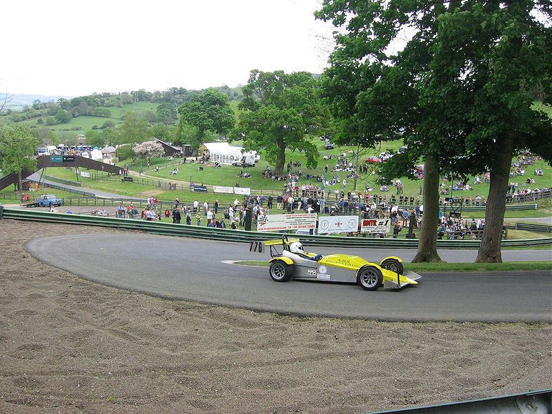 a car running in the Hill Climb Super Sports class