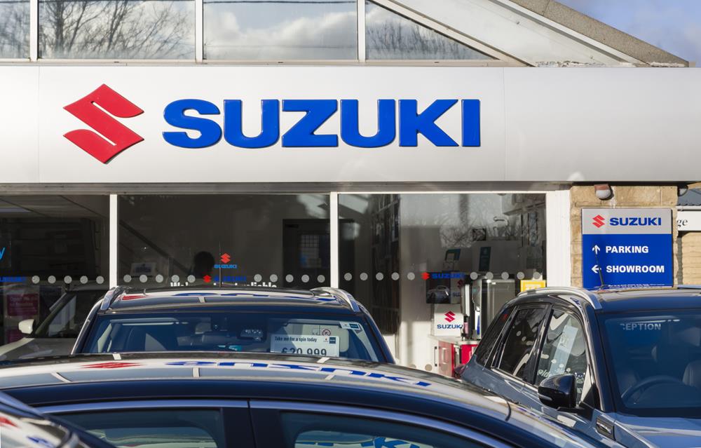 A Suzuki dealership in UK